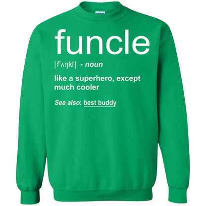 Funny Uncle T-shirt Funcle Irish Green