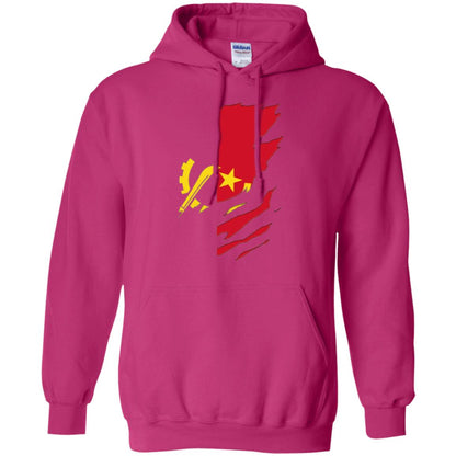 Super Angola Flag T-shirt Heliconia