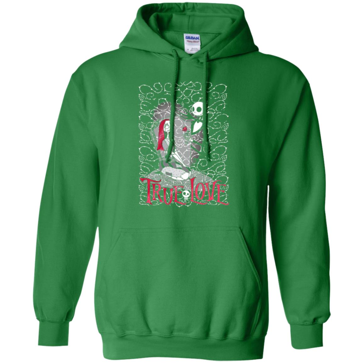 Nightmare Before Christmas True Love Halloween T-shirt Irish Green
