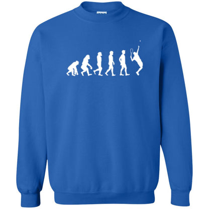 Evolution Of Tennis Player T-shirt Royal