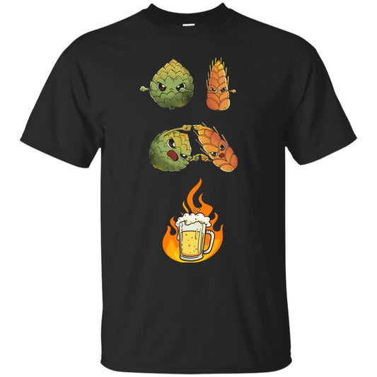 Beer Lover T-shirt Beer Fusion Black