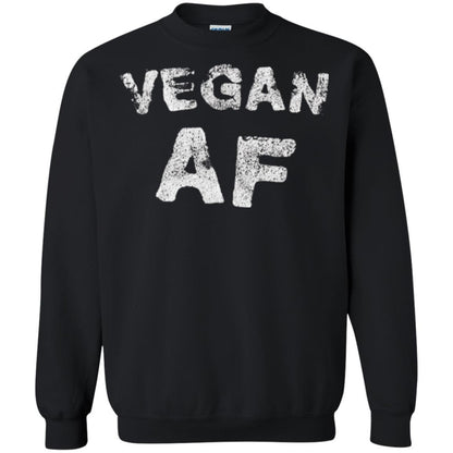 Vegetarian T-shirt Vintage Vegan Af T-shirt Black