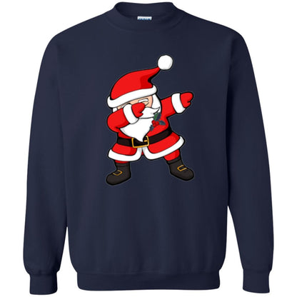 Christmas T-shirt Dabbing Santa Claus Christmas Dab Novelty Navy