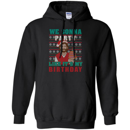 Brithday T-shirt We Gonna Party Like It's My Birthday Black