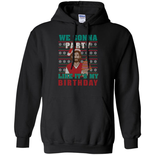 Brithday T-shirt We Gonna Party Like It's My Birthday Black