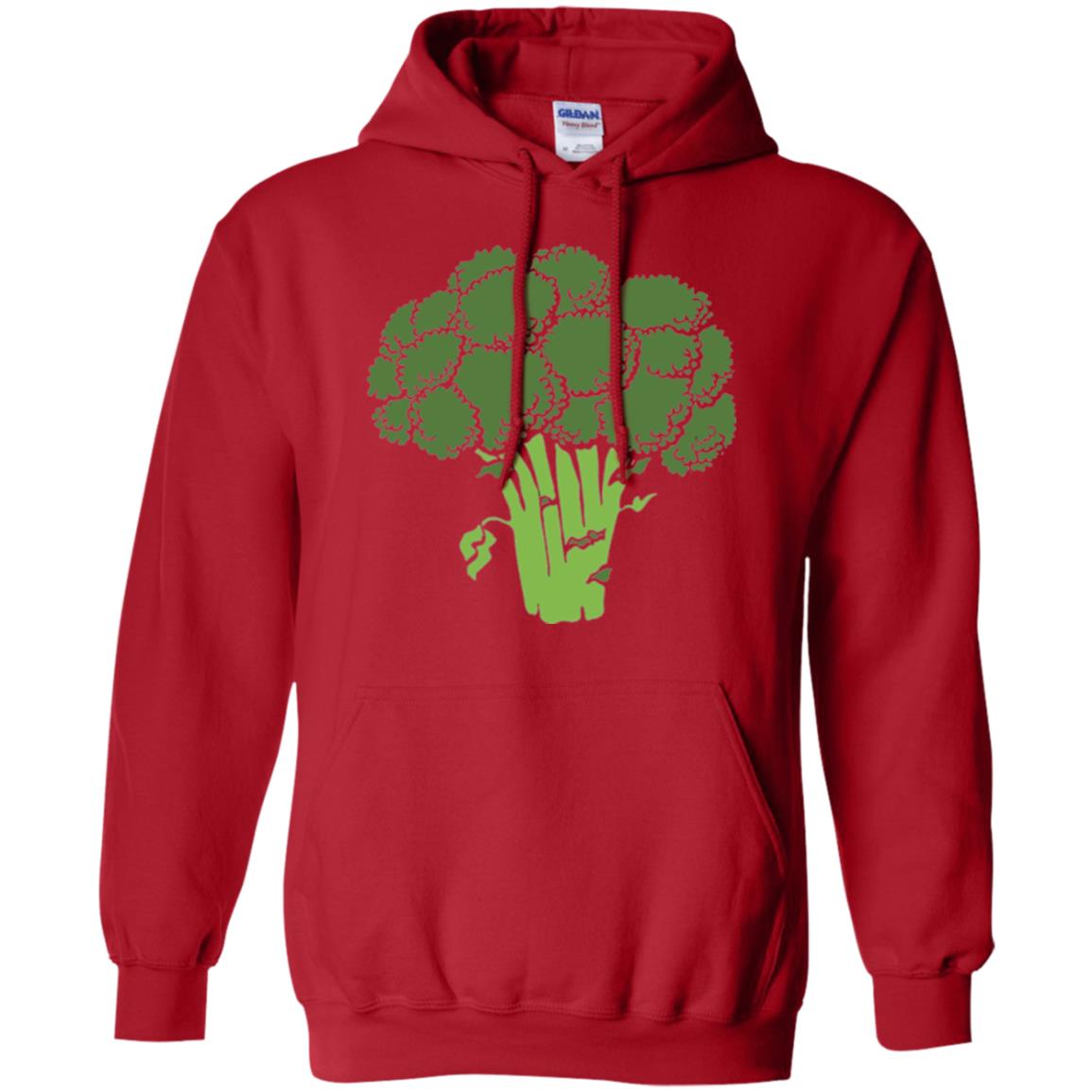 Broccoli Is Life T-shirt Funny Graphic Vegetable Red