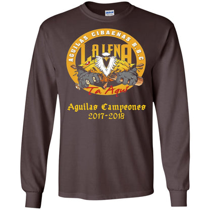 Baseball Lover T-shirt Aguilas Cibaenas Campeones 2017-2018 Dark Chocolate
