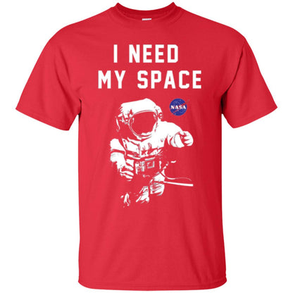 Faded Astronaut T-shirt I Need My Space Red