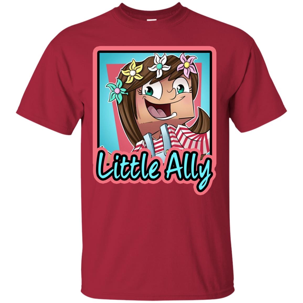 Little Ally Minecraft Little Club Adventures Shirt Cardinal