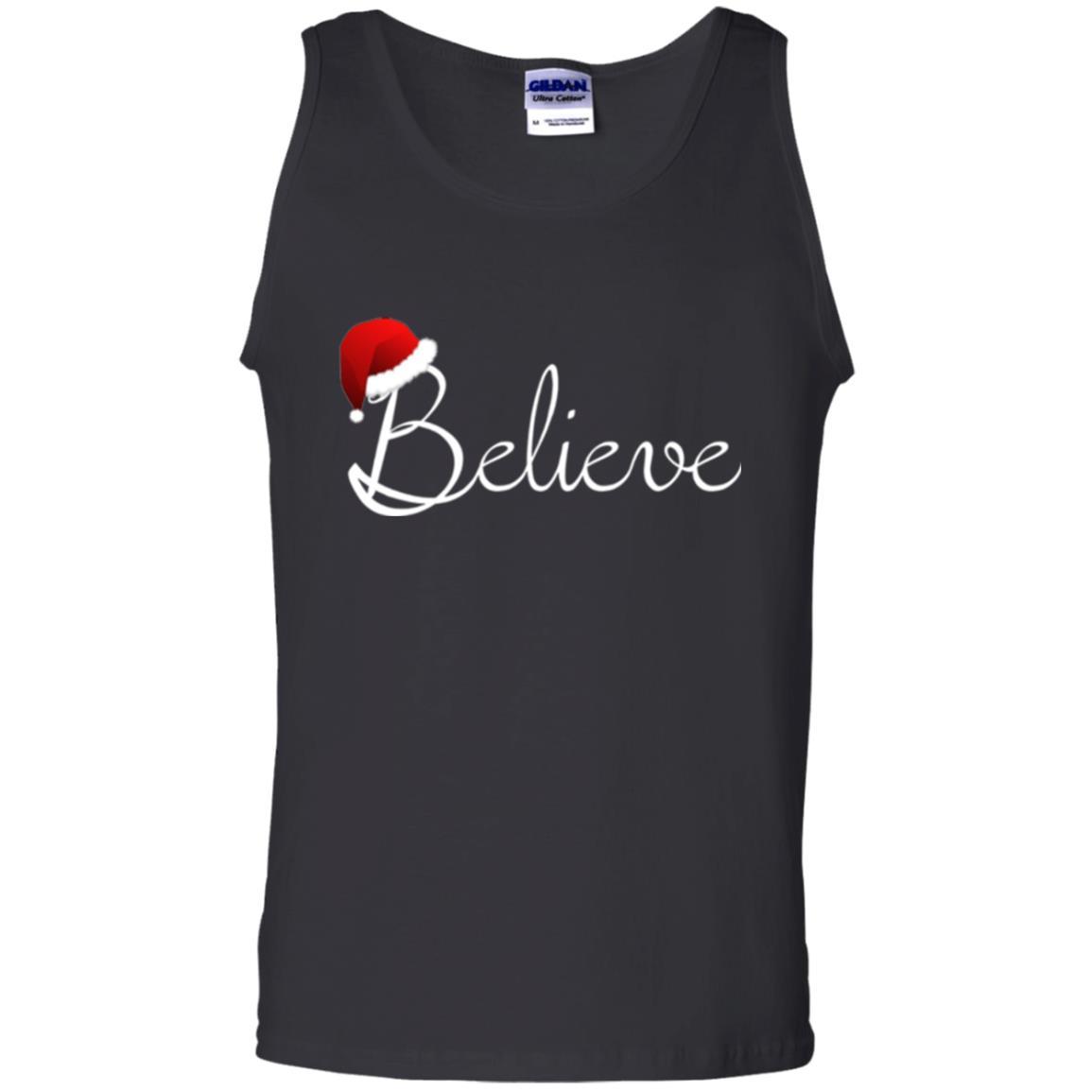 Believe Christmas Shirt - Best Santa Christmas T-shirt Black
