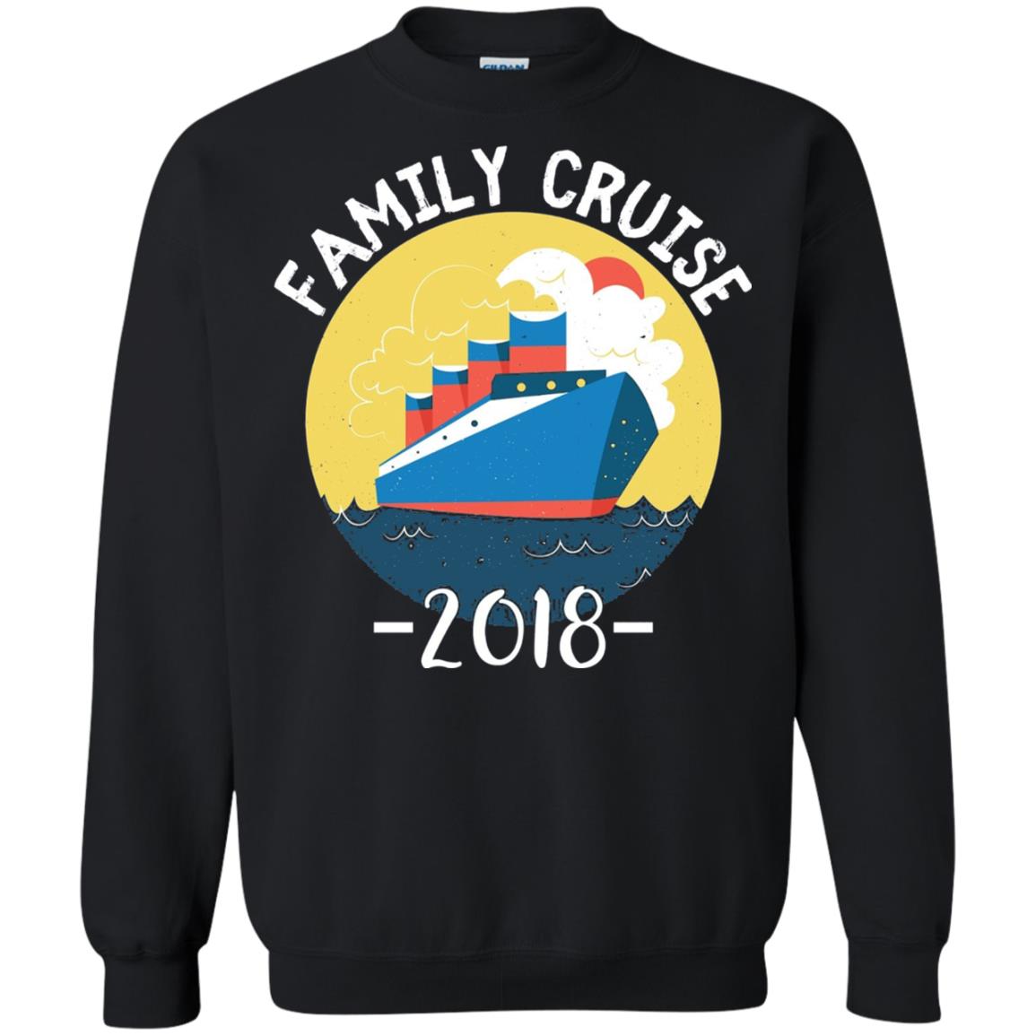 Summer Holiday T-shirt Family Cruise 2018 Black