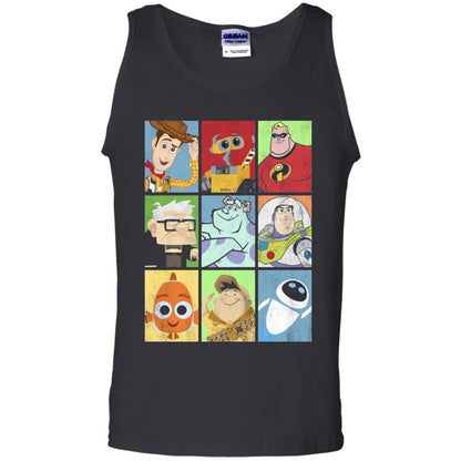 Epic Boxed Up Line Up Character Graphic T-shirt Black