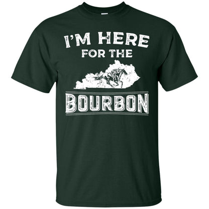 Kentucky Born Im Here For The Bourbon Shirt Forest