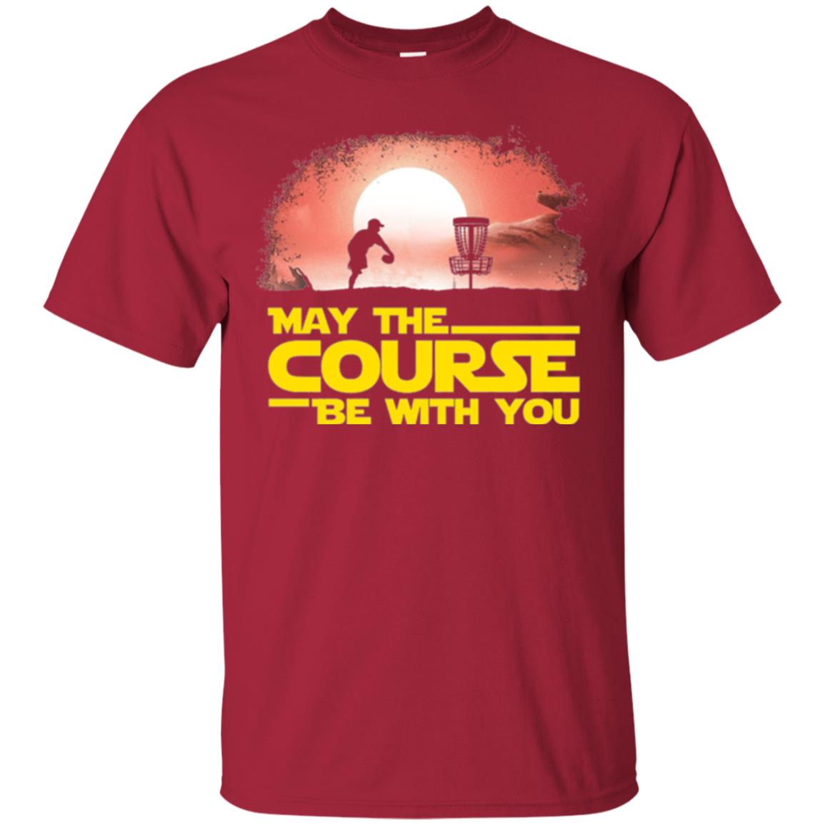 May The Course Be With You T-shirt Cardinal