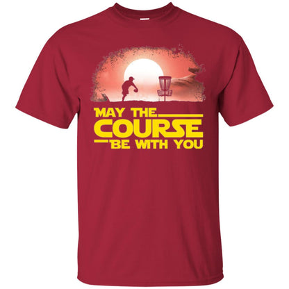 May The Course Be With You T-shirt Cardinal
