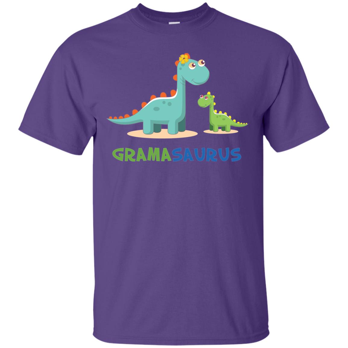 Gramasaurus Grandmom Grandma Shirt Purple