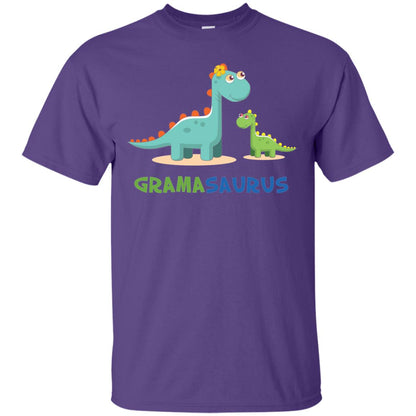 Gramasaurus Grandmom Grandma Shirt Purple