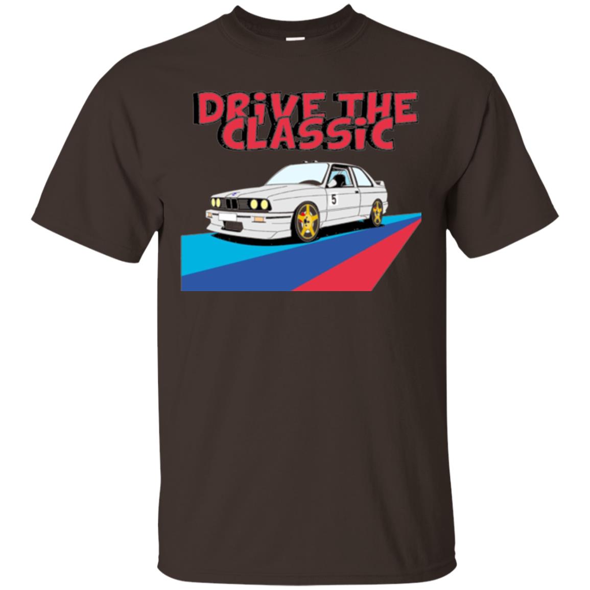 Classic Drive Vintage Collectors Bmw Lovers T-shirt Dark Chocolate