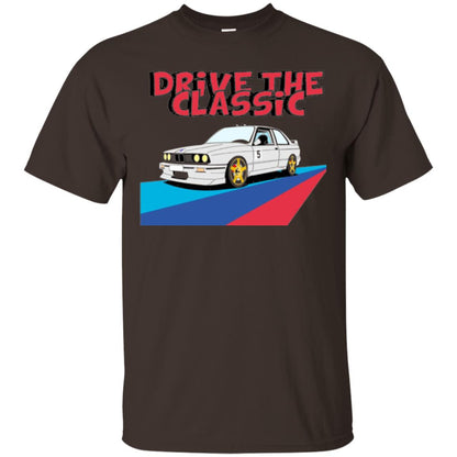 Classic Drive Vintage Collectors Bmw Lovers T-shirt Dark Chocolate
