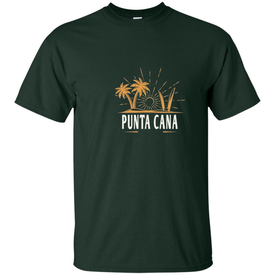 Punta Cana Vintage Beach T-shirt Forest