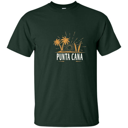 Punta Cana Vintage Beach T-shirt Forest