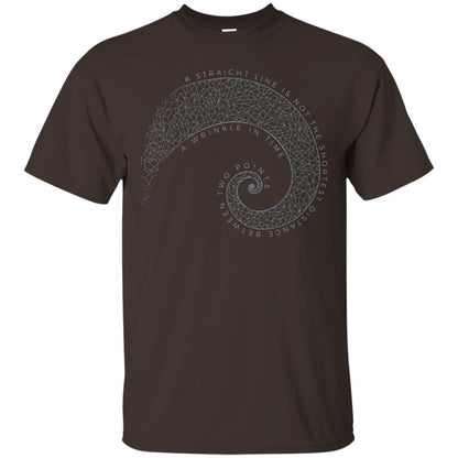 A Wrinkle In Time A Straight Line Movie Lover T-shirt Dark Chocolate