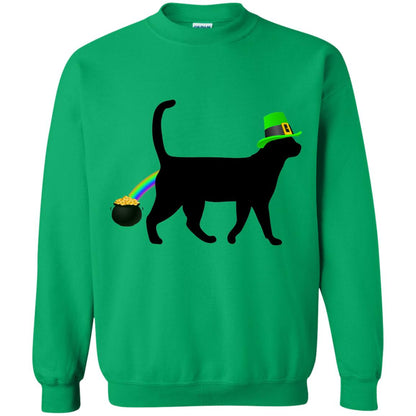 Cat Leprechaun Funny Cat Saint Patrick_s Day T-shirt Irish Green
