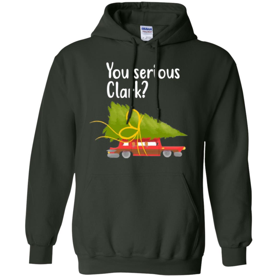 Christmas T-shirt You Serious Clark Griswold Forest Green