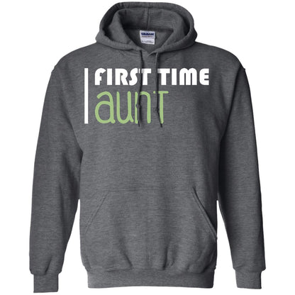 First Time Aunt New Auntie Shirt Dark Heather