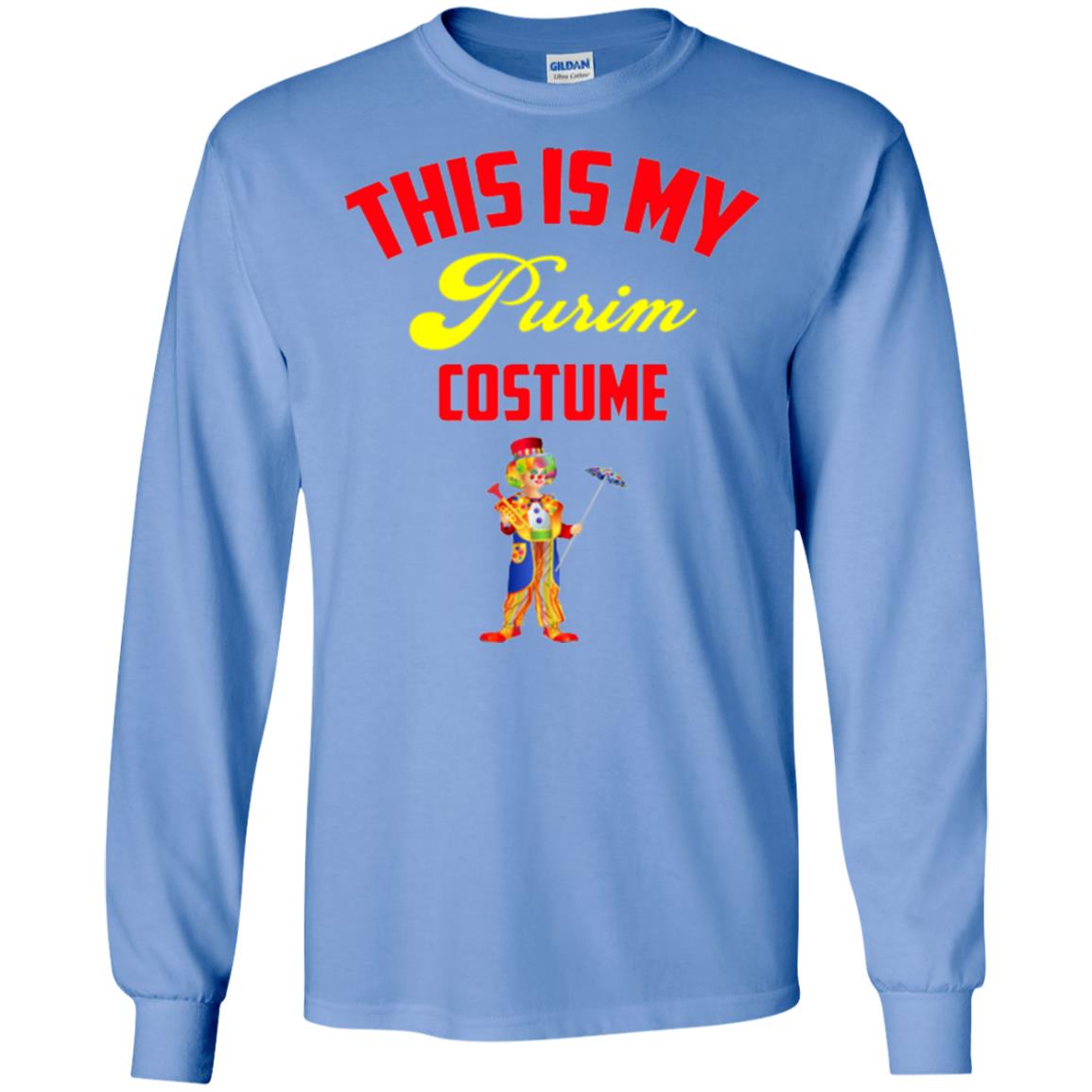 This Is My Purim Costume Purim Day T-shirt Carolina Blue
