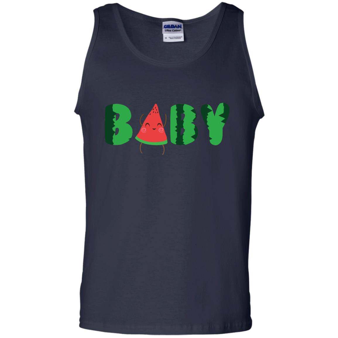 Baby Watermelon Funny Summer Melon Fruit Shirt For Baby Kids Navy