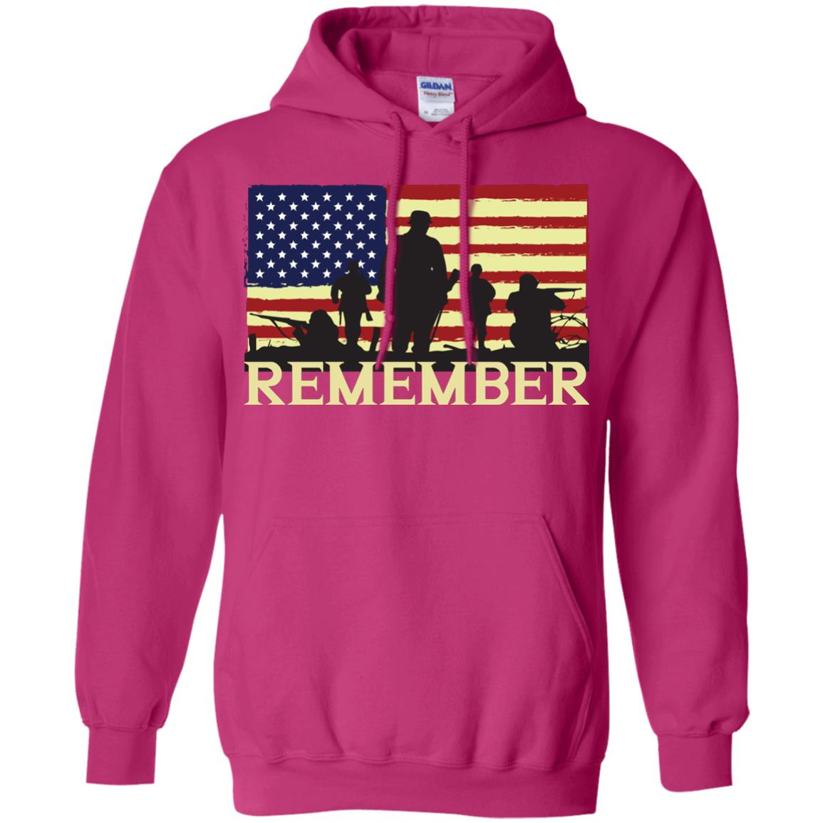 Military Of United States Memorial Day Shirt Heliconia