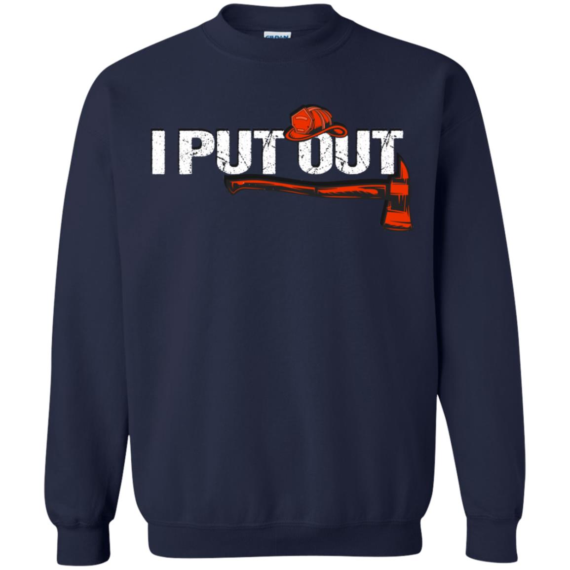 I Put Out Firefighter Gift Shirt For Mens Navy