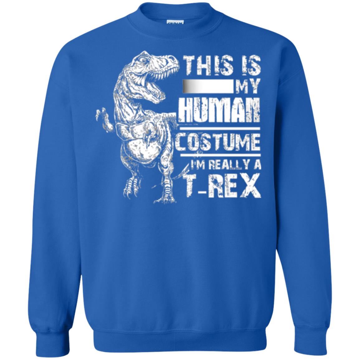 Dinosaus T-shirt This Is My Human Costume Shirt Human Royal