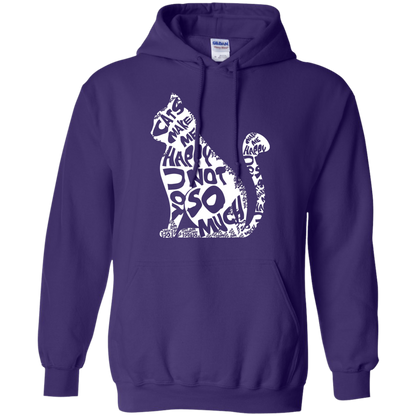 Cat Lover T-shirt Cat Make Me Happy You Not So Much Purple
