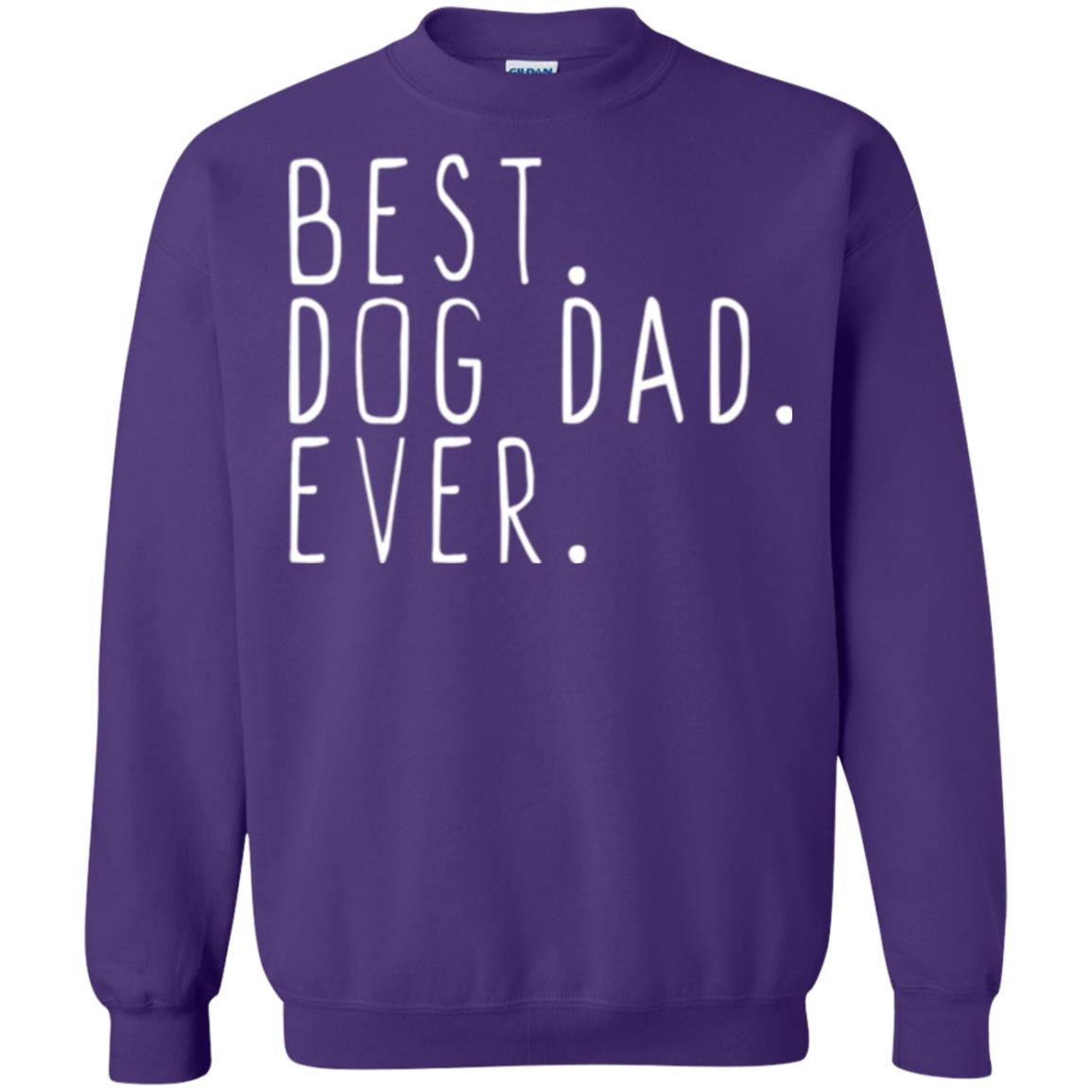 Best Dog Dad Ever T-shirt Purple