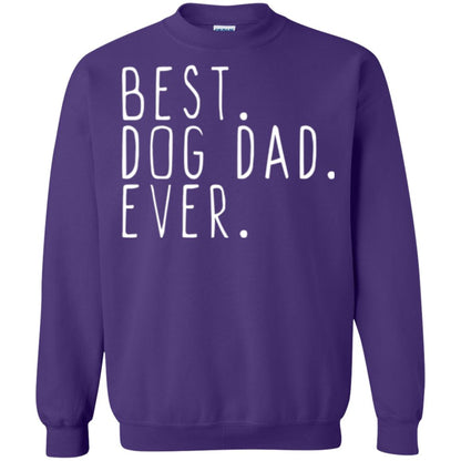 Best Dog Dad Ever T-shirt Purple