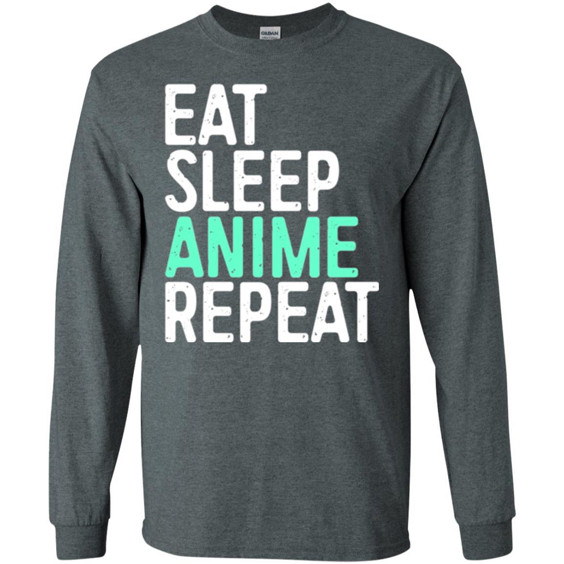 Japanese Animation Lover T-shirt Eat Sleep Anime Repeat