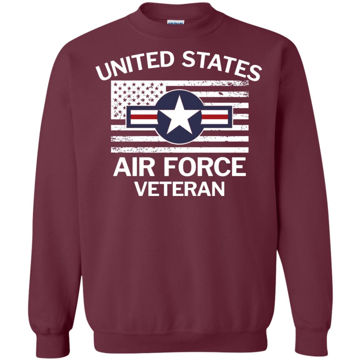 United States Air Force Veteran T-shirt Maroon