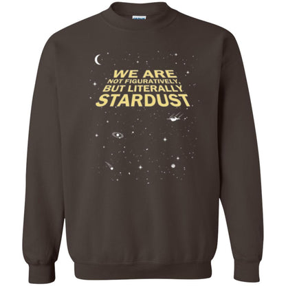 Astronomy T-shirt We Are Not Figuratively But Literally Stardust Dark Chocolate