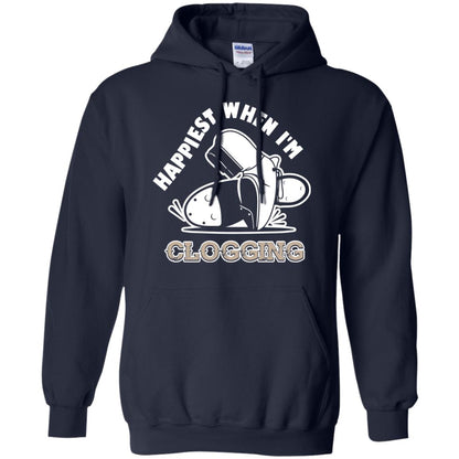 Clogger T-shirt Happiest When I'm Clogging Navy