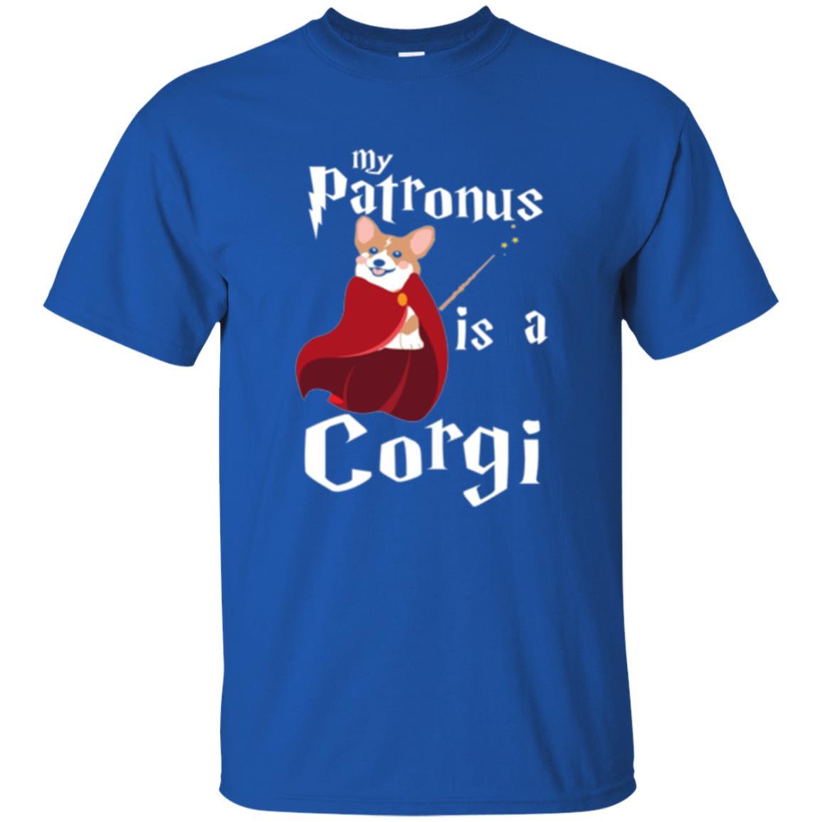 Dog Lover T-shirt My Patronus Is A Corgi T-shirt Royal