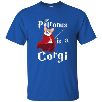 Dog Lover T-shirt My Patronus Is A Corgi T-shirt Royal