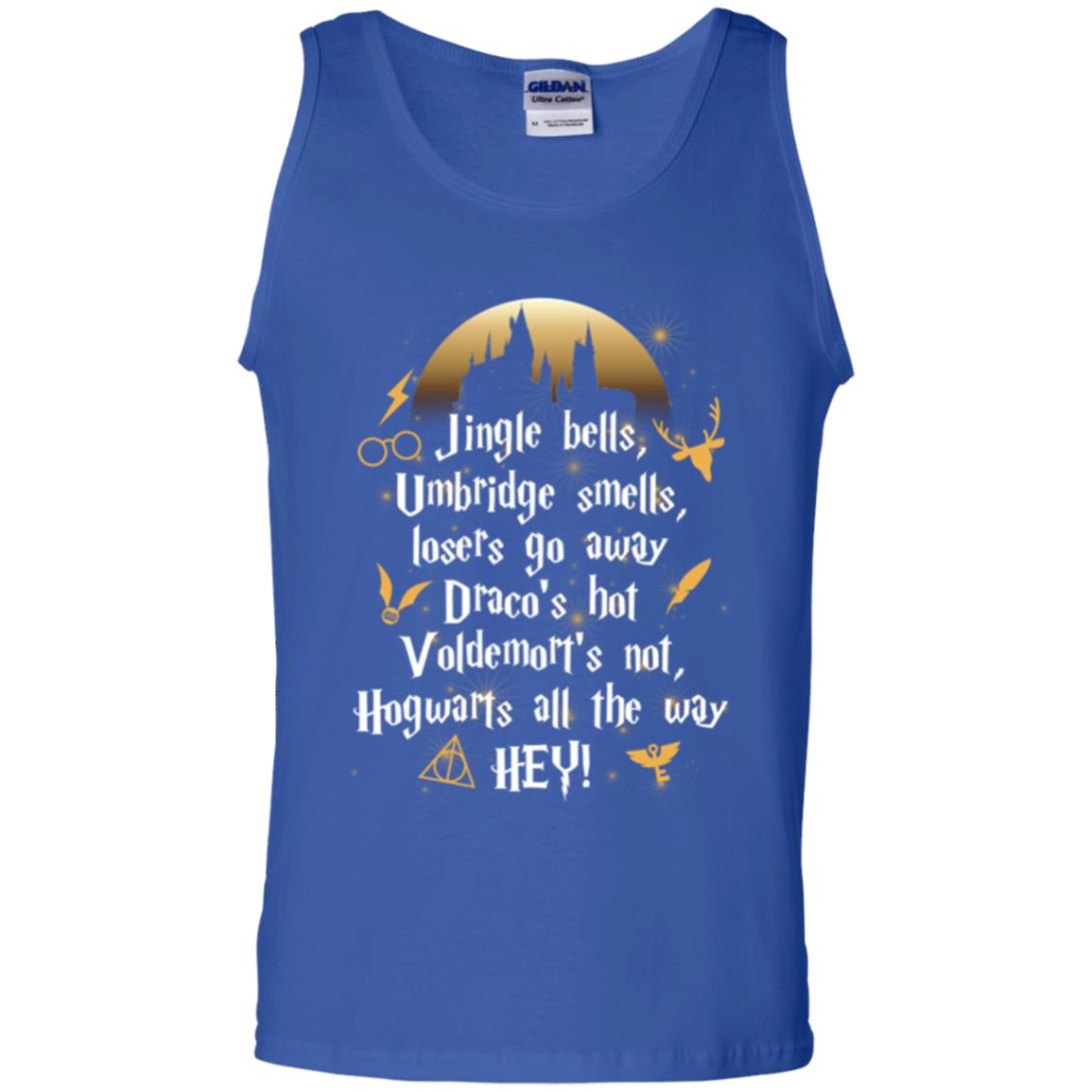 Jingle Bells Umbride Bells Losers Go Away Harry Potter Song T-shirtG220 Gildan 100% Cotton Tank Top