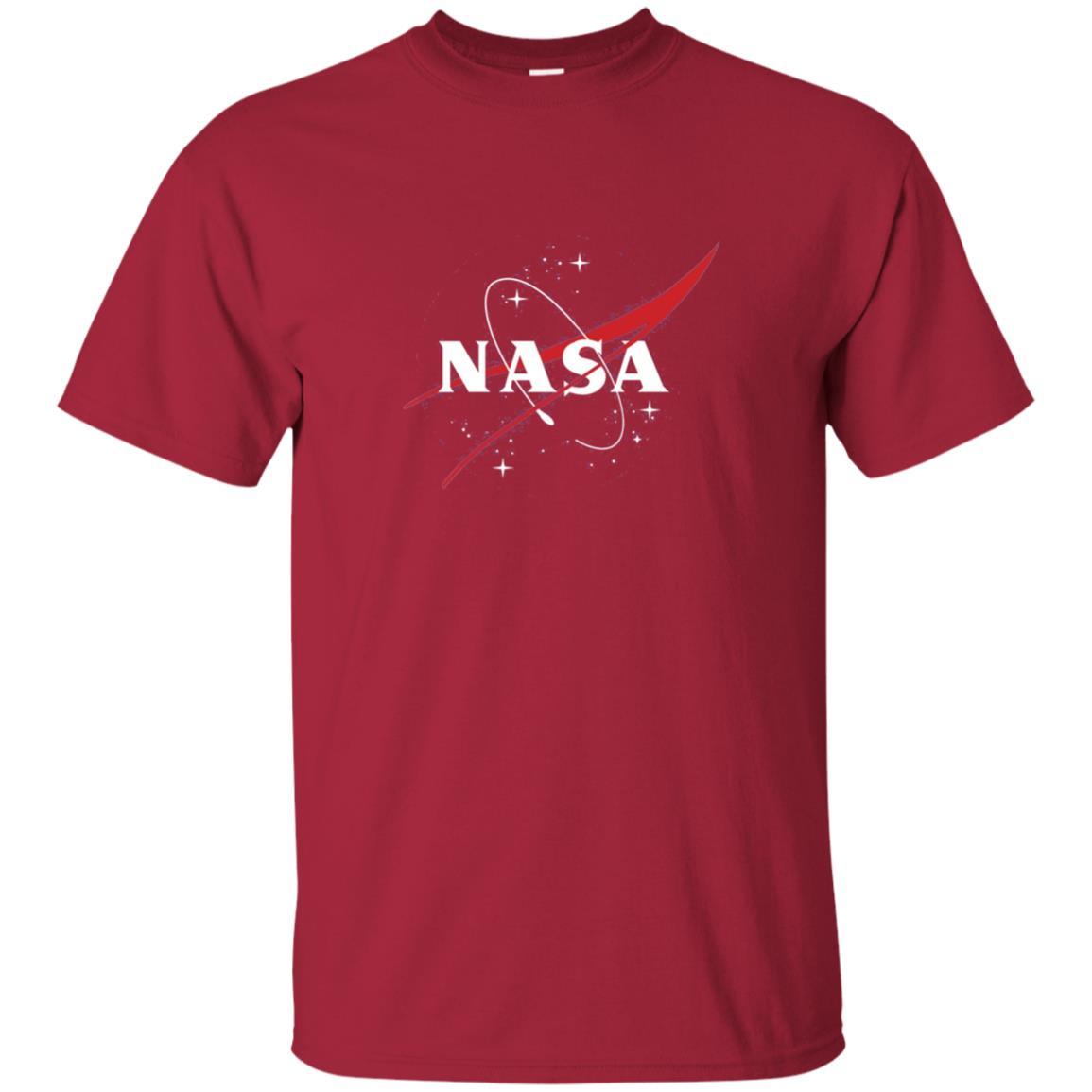 Nasa Full Blue Logo Graphic T-Shirt Cardinal