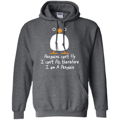 Penguin T-shirt I Can_t Fly Dark Heather