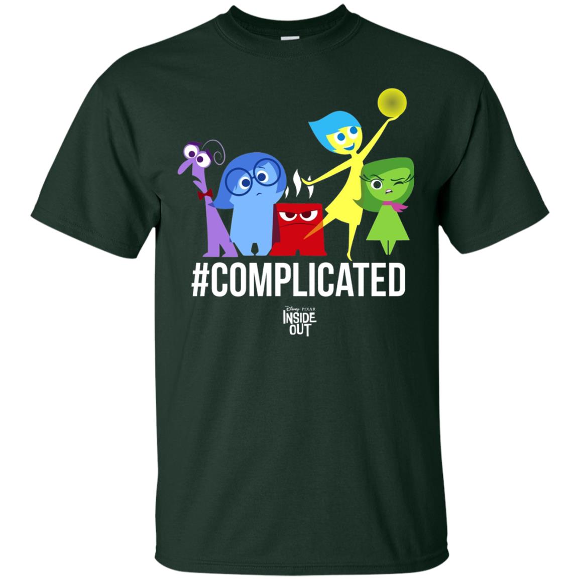 Inside Out Complicated Emotions Graphic T-shirt Forest