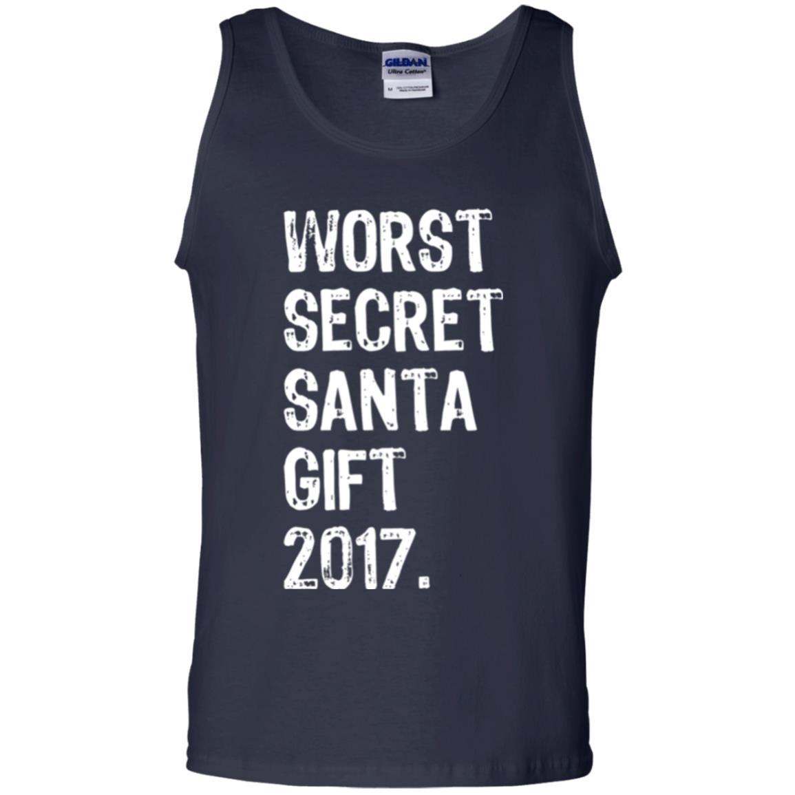 Christmas T-shirt Worst Secret Santa Gift 2017 Navy