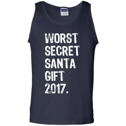 Christmas T-shirt Worst Secret Santa Gift 2017 Navy