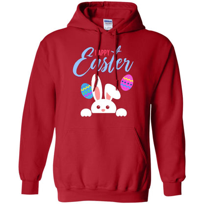 Emoji Bunny Egg Happy Easter Shirt Red